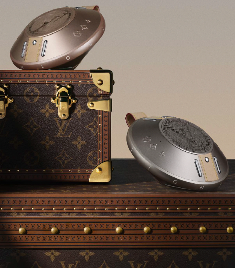 Louis Vuitton launches a design that speaks volumes with the new nanogram speaker