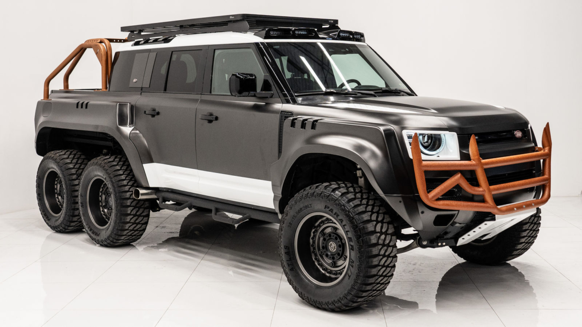 Apocalypse Manufacturing builds “World Ender” Land Rover Defender 6×6