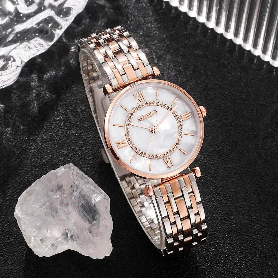 Ladies MEIBO Quartz Stainless Steel Watch