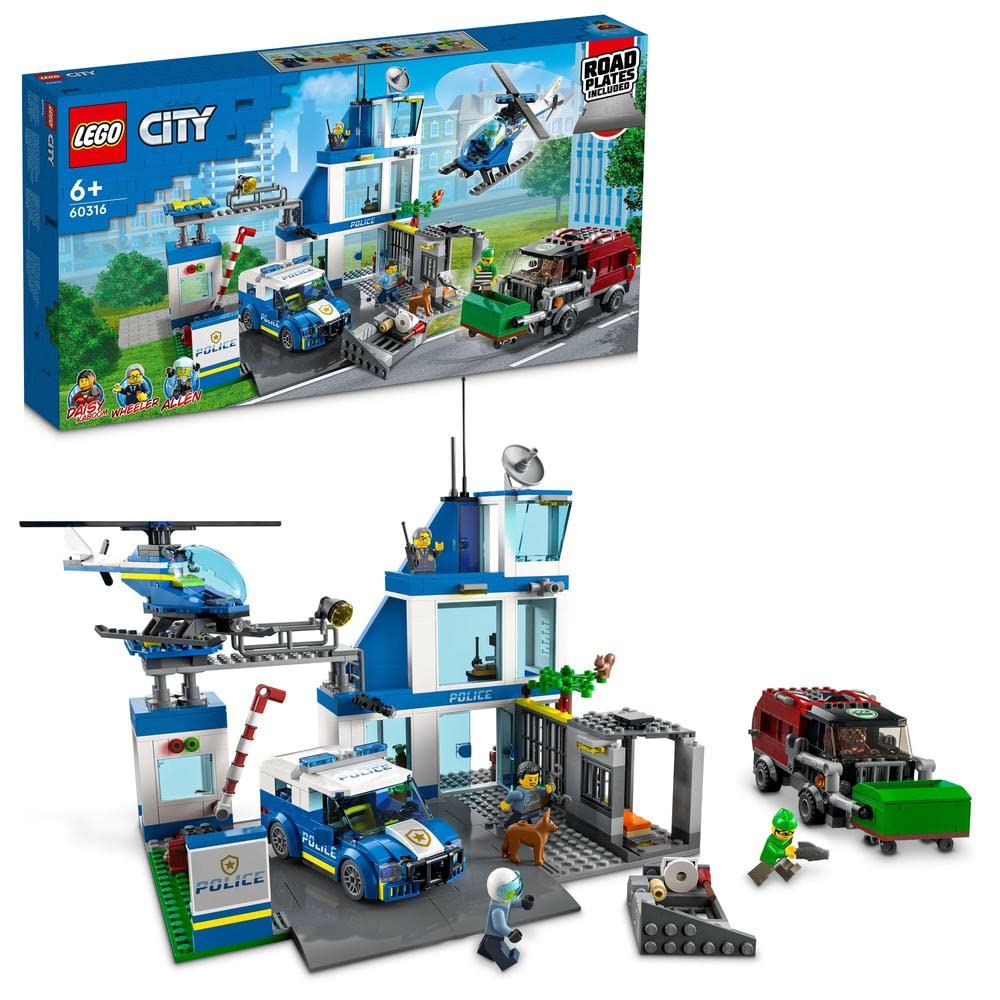 LEGO CITY: Police Station with Helicopter Set (60316)