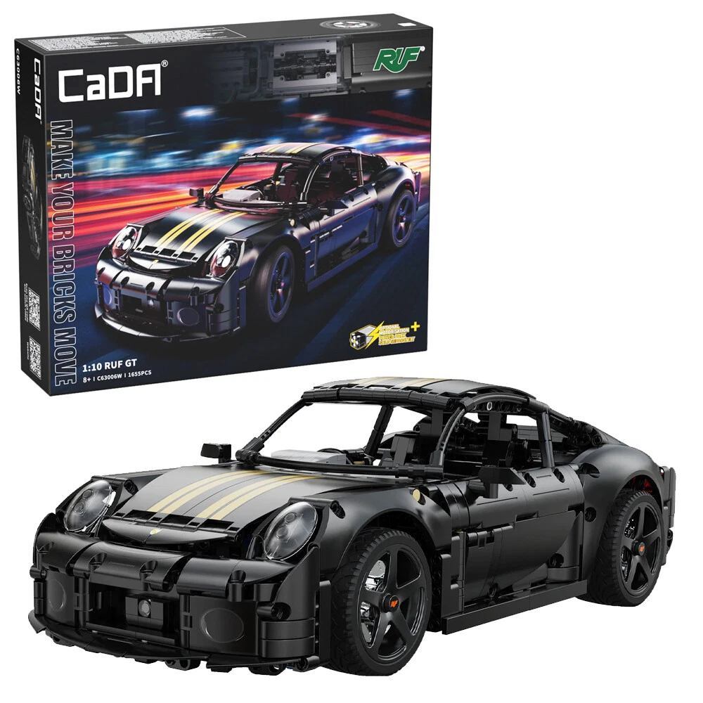 CaDA RUF GT 1:10 Remote Control Porsche Building Blocks Set