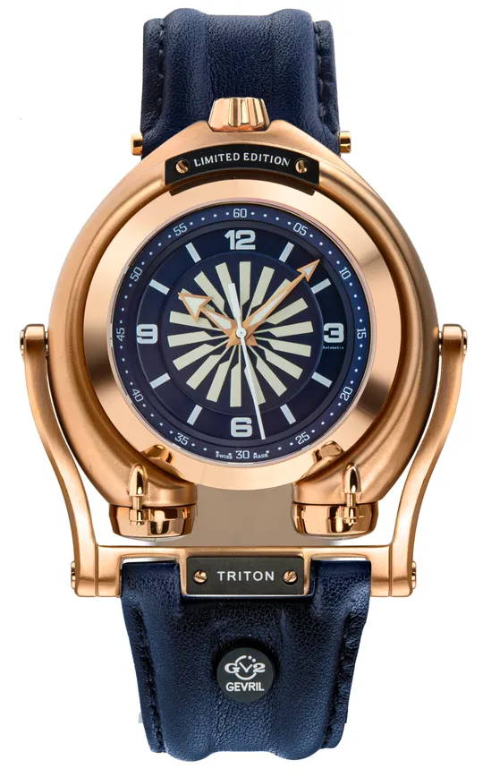 Men's Gevril GV2 Triton Limited Edition Blue Automatic Watch
