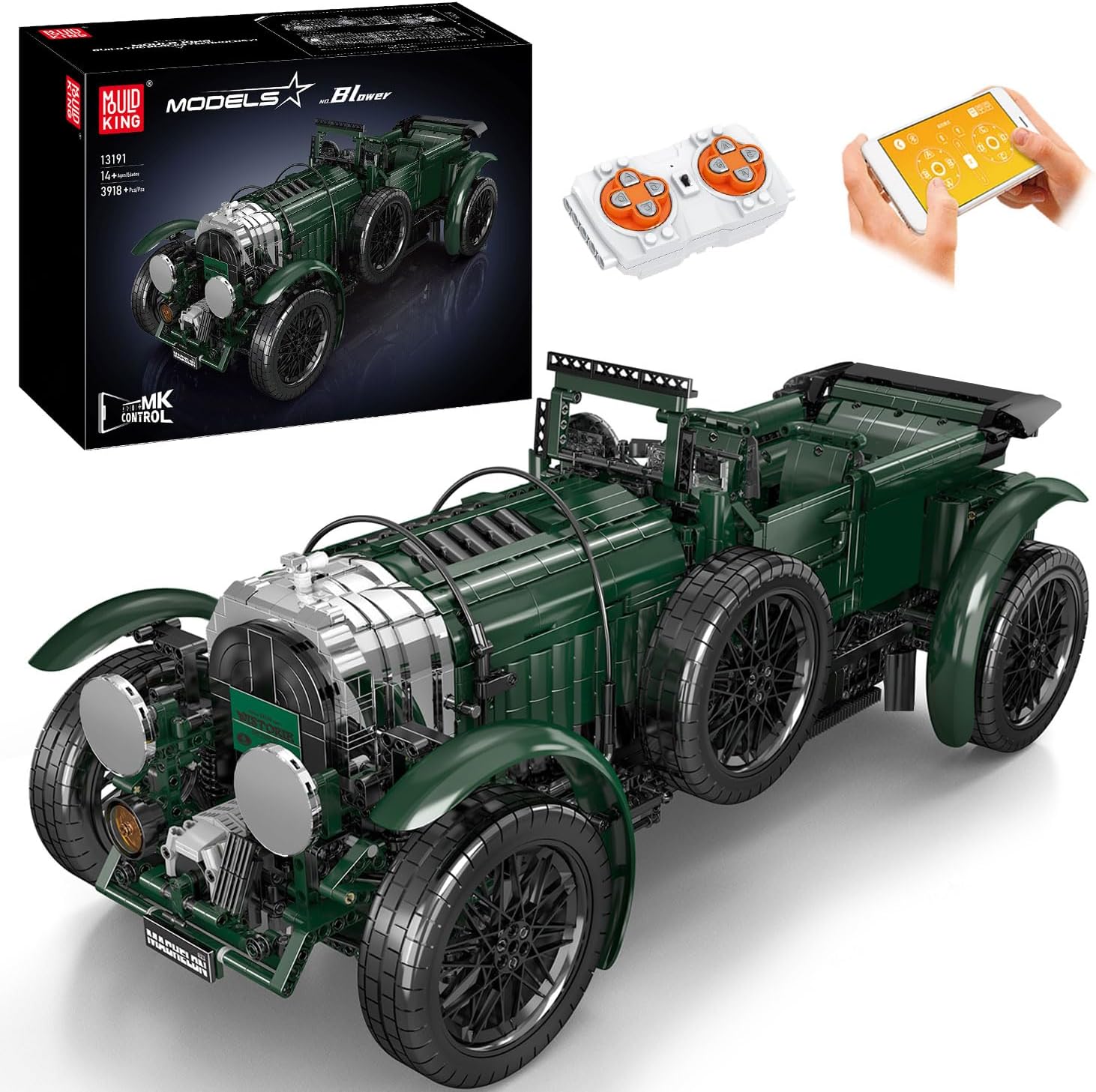 Mould King Remote Control Bentley Blower Building Block Set